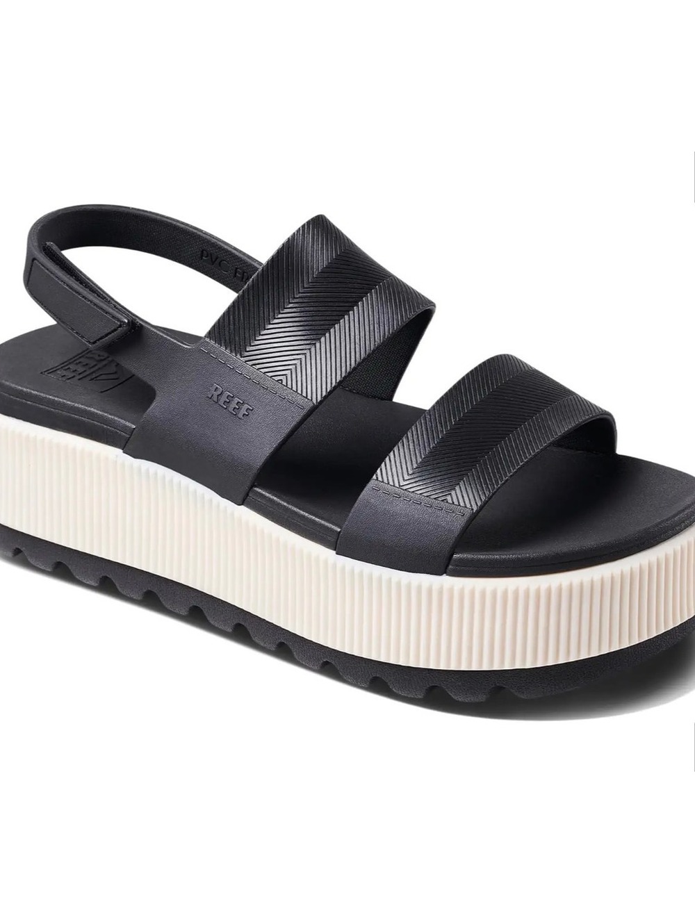 Reef Water Vista Higher Platform Sandals in Black size 7